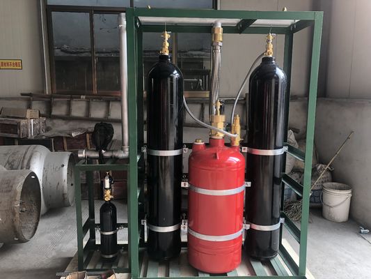 गुणवत्ता  90Ltr 120Ltr 245Ltr Piston Flow Type Clean Agent Fire Suppression System FM200 कारखाना
