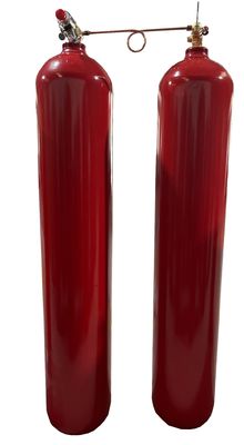 गुणवत्ता  Electrically Non-Conductive CO2 Fire System 1448mm CO2 Gas Bottle In Power Room कारखाना