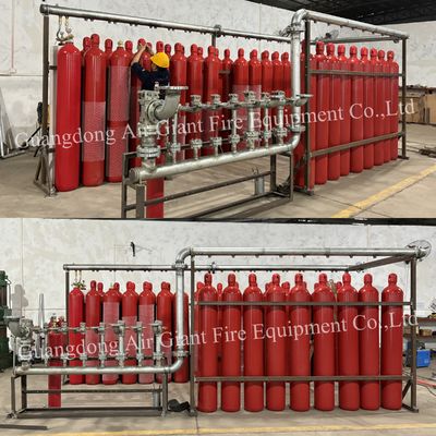 गुणवत्ता  Inert Gas Argon IG55 Fire Extinguishing System For Computer Room कारखाना
