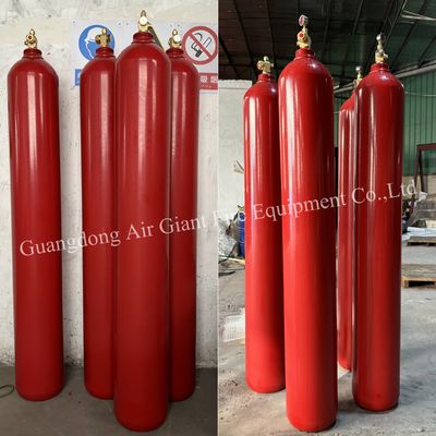 गुणवत्ता  Inert Gas Argon IG55 IG100 IG541 Fire Extinguishing System Cylinder कारखाना