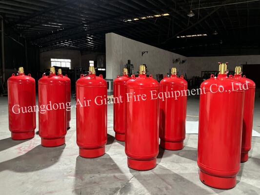 गुणवत्ता  Automatic HFC227ea Fire Suppression System Cylinder Without Pollution For Data Center कारखाना