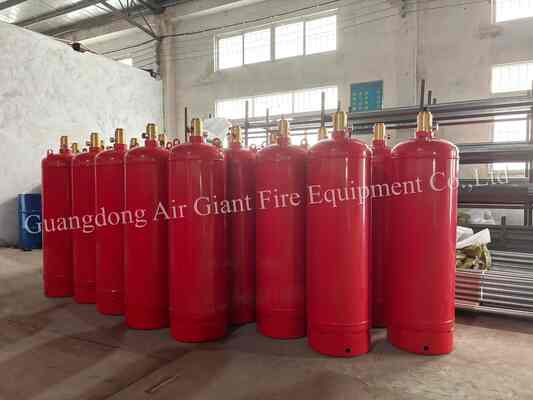 गुणवत्ता  Automatic FK 5-1-12 Fire Suppression System Cylinder Without Pollution For Museum कारखाना