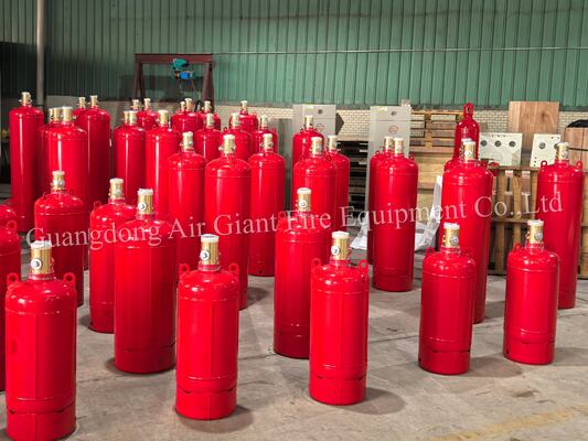 गुणवत्ता  High-quality FM200 Fire Extinguishing System Cylinder Without Residue For Telecommunication Room कारखाना