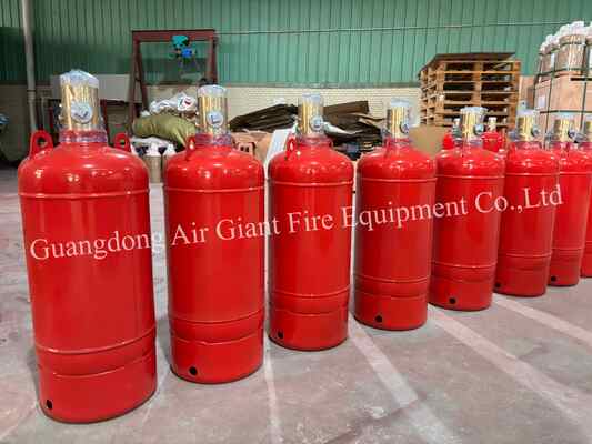 गुणवत्ता  Enclosed Flooding Novec 1230 Fire Suppression System Cylinder with 4.2MPa Storage Pressure and Residue-Free Design for Anechoic Chambers कारखाना