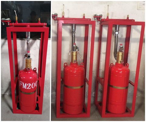 दूरसंचार कक्ष के लिए प्रदूषण के बिना FM200 गैस प्रणाली