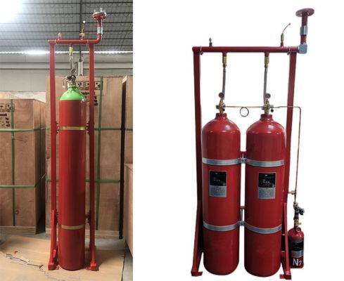 विद्युत स्वचालित आईजी 541 निष्क्रिय गैस आग दमन प्रणाली DC24V 1.6A