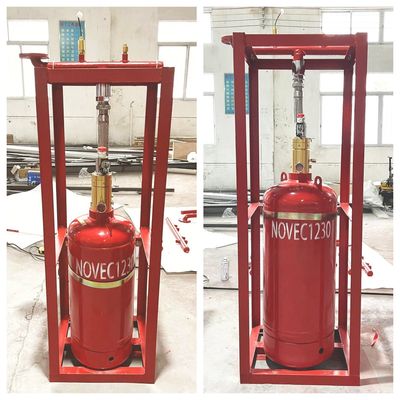 40L 70L 100L Novec 1230 सिस्टम पोर्टेबल फायर एक्सस्टिंग्यूशर DC 24V 1.6A