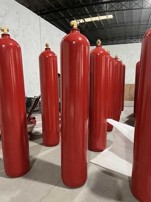 दूरसंचार कक्ष में कार्बन डाइऑक्साइड आग दमन प्रणाली CO2 सिलेंडर