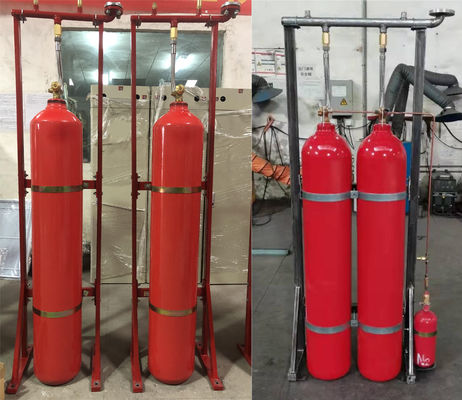 संलग्न बाढ़ Co2 स्वचालित आग गैस दमन प्रणाली 12.4MPa