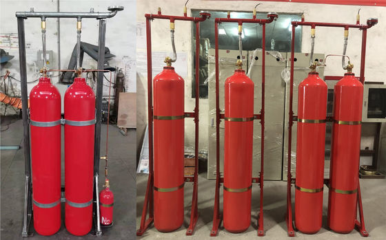 CO2 आग दमन प्रणाली 70Ltr फिक्स्ड Co2 शमन प्रणाली 42kg