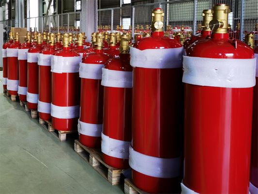 पर्यावरण के अनुकूल HFC227ea यूपीएस कक्ष में अवशेष के बिना अग्निशमन प्रणाली