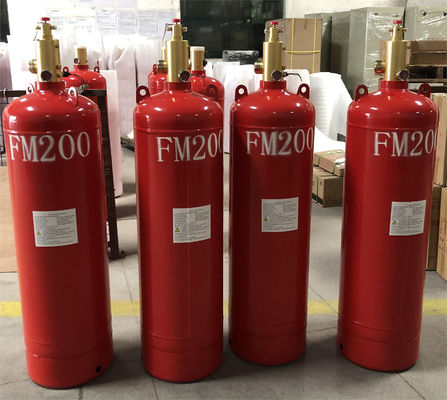 सर्वर रूम में 100L 106L 120L इंसुलेटेड FM200 सिलिंडर फायर एक्सस्टिंग्यूशर