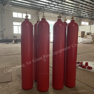आर्गन IG541 निष्क्रिय गैस अग्निशमन प्रणाली विद्युत स्वचालित प्रारंभ मोड -10°C से 50°C तक