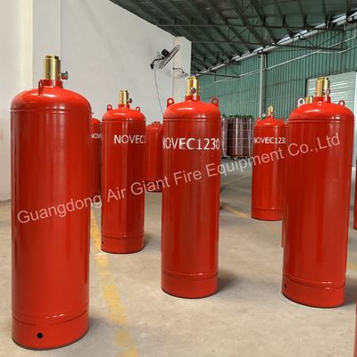 कंप्यूटर कक्ष के लिए प्रदूषण के बिना FK 5-1-12 अग्निशमन प्रणाली के लिए अनुकूलित सिलेंडर