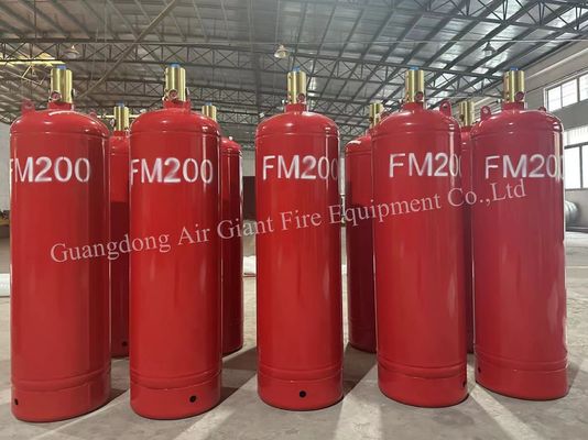 पर्यावरण के अनुकूल भंडारण कक्ष के लिए सिलेंडर एफएम200 अग्निशमन प्रणाली