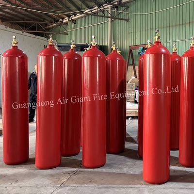 अनुकूलित 84/140L अर्गोनाइट IG55 निष्क्रिय गैस आग दमन प्रणाली सिलेंडर