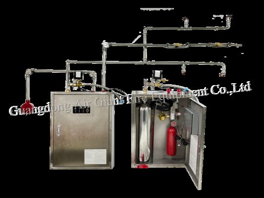 खाद्य तेल की आग के लिए वाणिज्यिक रसोई अग्निशमन प्रणाली