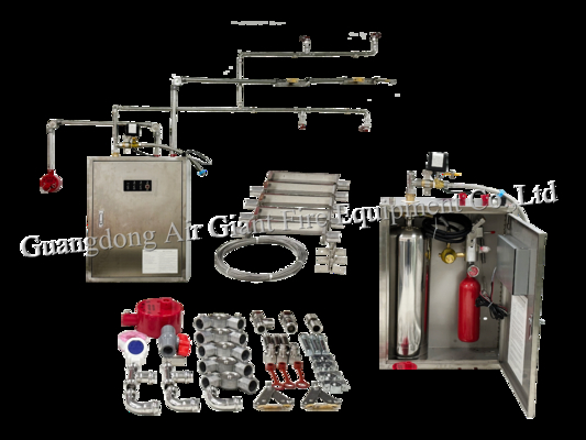 एक सिलेंडर स्वचालित रसोई अग्निशमन प्रणाली