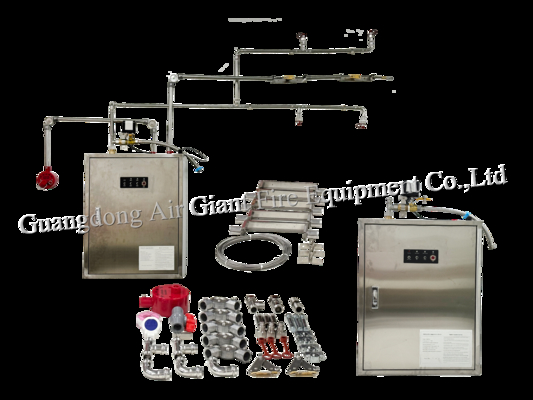 रसोई हुड गीला रासायनिक अग्निशमन स्वचालित प्रणाली