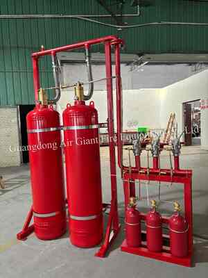 बैटरी कक्ष के लिए प्रदूषण रहित उच्च गुणवत्ता वाली HFC227ea अग्निशमन प्रणाली